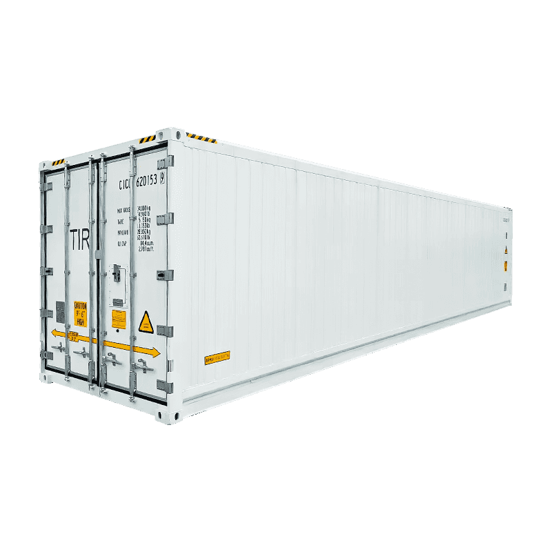 Conteneur Tir Reefer de 40 pieds