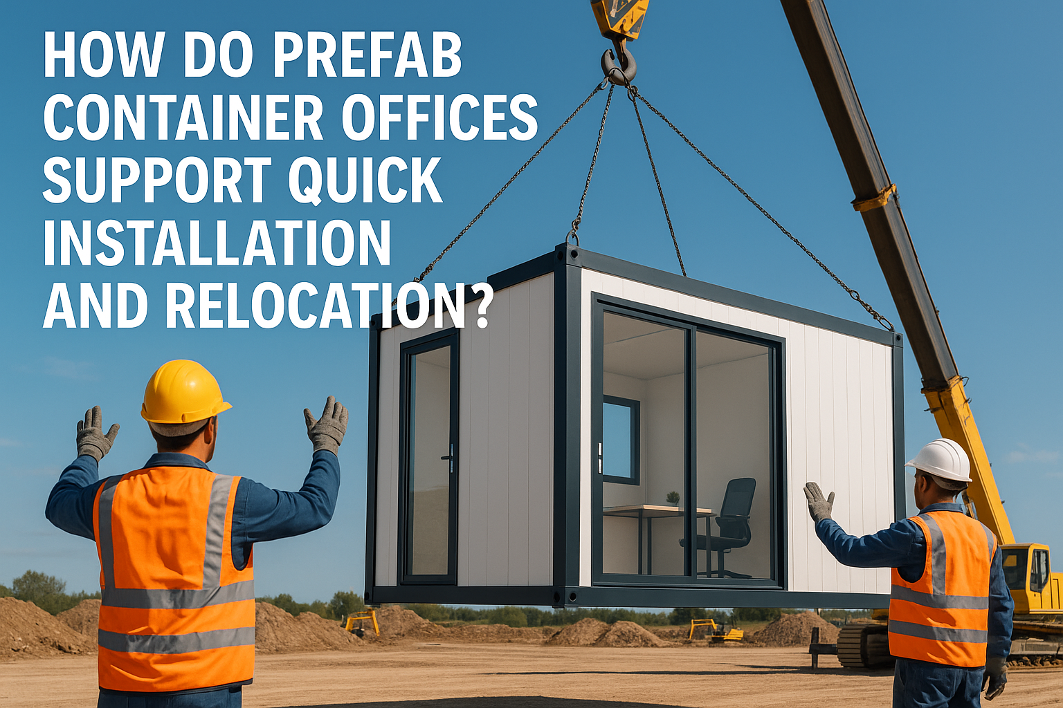 Comment les bureaux de conteneurs préfabriqués prennent-ils en charge une installation et une réinstallation rapides ?