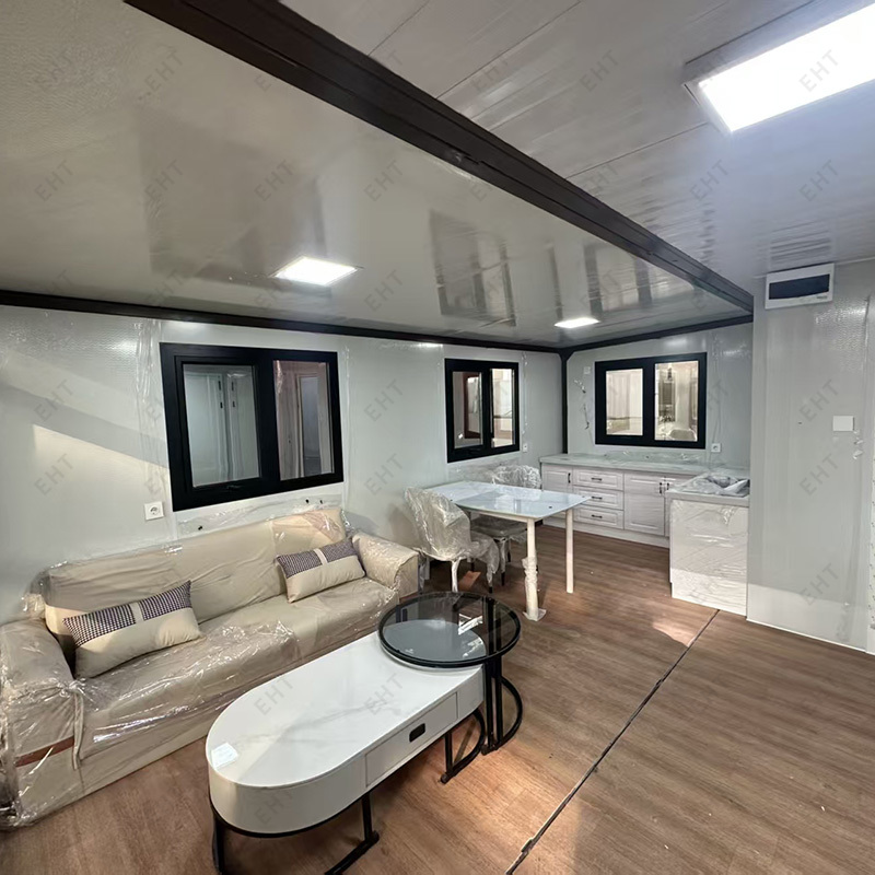 unité de vie mobile préfabriquée par Chambre extensible de conteneur de double aile de 20 pieds