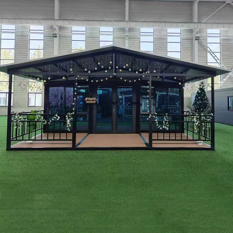 unité de vie mobile préfabriquée par Chambre extensible de conteneur de double aile de 20 pieds