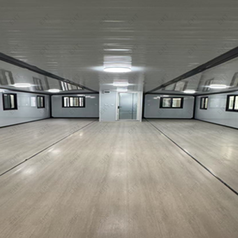 unité de vie modulaire préfabriquée par Chambre extensible de conteneur de double aile de 40 pieds